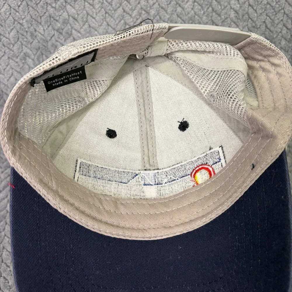 Uluru Colorado State Flag Mountain Patch Trucker Hat Navy Grey Snapback